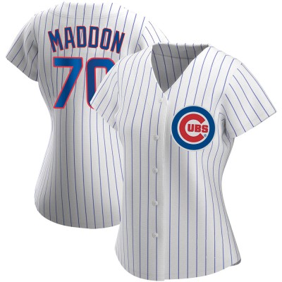 Women's Joe Maddon Chicago Cubs Authentic White Home Jersey