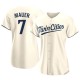 Women's Joe Mauer Minnesota Twins Replica Cream Alternate Jersey