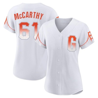 Women's Joe McCarthy San Francisco Giants Authentic White 2021 City Connect Jersey