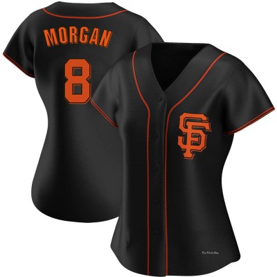 Women's Joe Morgan San Francisco Giants Authentic Black Alternate Jersey