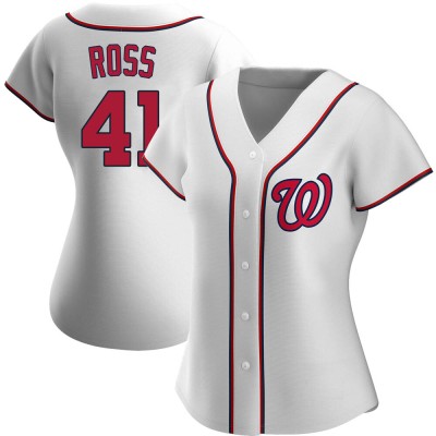 Women's Joe Ross Washington Nationals Authentic White Home Jersey