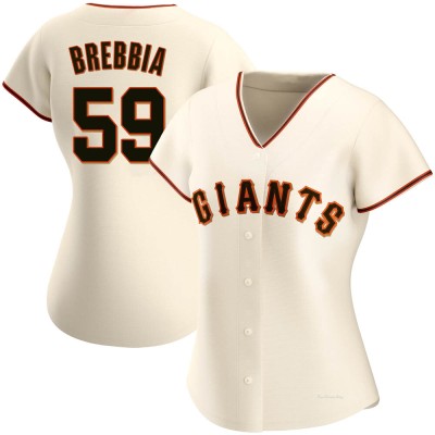 Women's John Brebbia San Francisco Giants Authentic Cream Home Jersey