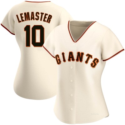 Women's Johnnie Lemaster San Francisco Giants Authentic Cream Home Jersey