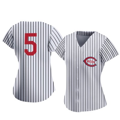 Women's Johnny Bench Cincinnati Reds Authentic White 2022 Field Of Dreams Jersey