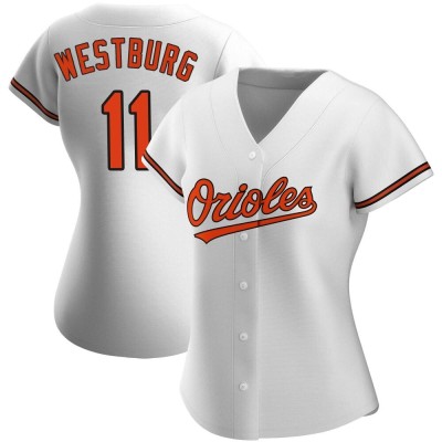 Women's Jordan Westburg Baltimore Orioles Authentic White Home Jersey