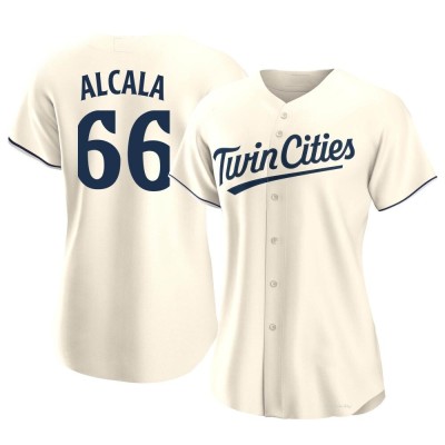 Women's Jorge Alcala Minnesota Twins Authentic Cream Alternate Jersey