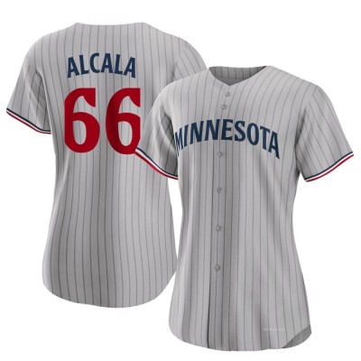 Women's Jorge Alcala Minnesota Twins Authentic Gray Road Jersey