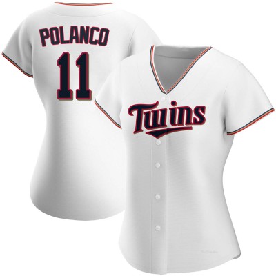 Women's Jorge Polanco Minnesota Twins Authentic White Home Jersey