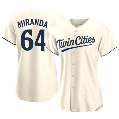 Women's Jose Miranda Minnesota Twins Authentic Cream Alternate Jersey