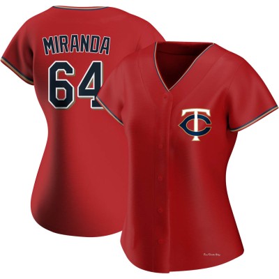 Women's Jose Miranda Minnesota Twins Authentic Red Alternate Jersey