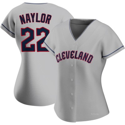 Women's Josh Naylor Cleveland Guardians Authentic Gray Road Jersey