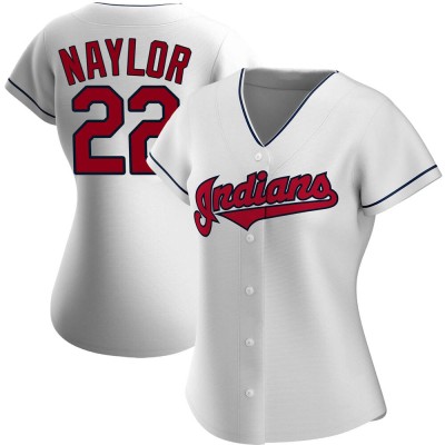 Women's Josh Naylor Cleveland Guardians Authentic White Home Jersey