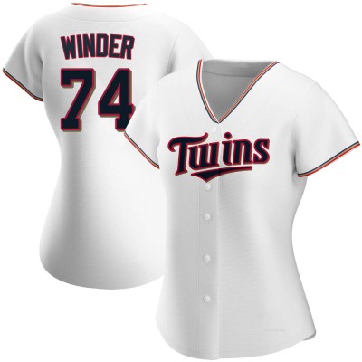 Women's Josh Winder Minnesota Twins Authentic White Home Jersey