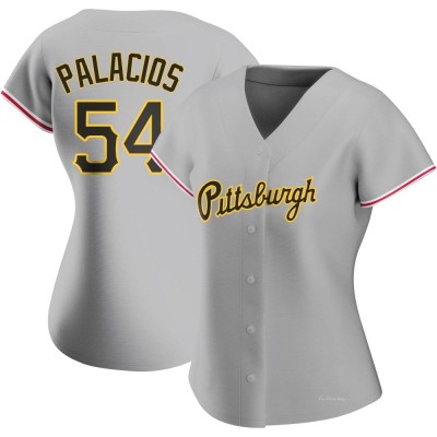 Women's Joshua Palacios Pittsburgh Pirates Authentic Gray Road Jersey