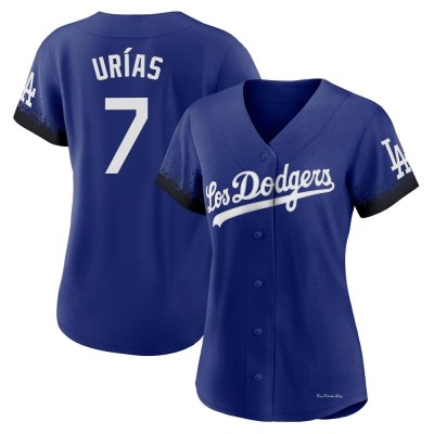 Women's Julio Urias Los Angeles Dodgers Replica Royal 2021 City Connect Jersey