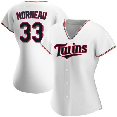 Women's Justin Morneau Minnesota Twins Authentic White Home Jersey