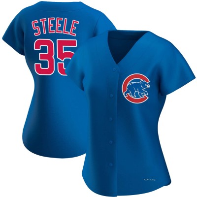 Women's Justin Steele Chicago Cubs Authentic Royal Alternate Jersey