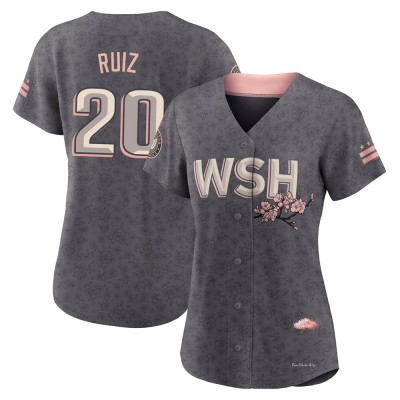 Women's Keibert Ruiz Washington Nationals Replica Gray 2022 City Connect Jersey