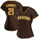 Women's Ken Caminiti San Diego Padres Authentic Brown Road Jersey