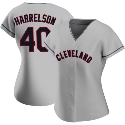 Women's Ken Harrelson Cleveland Guardians Authentic Gray Road Jersey