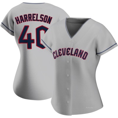 Women's Ken Harrelson Cleveland Guardians Authentic Gray Road Jersey