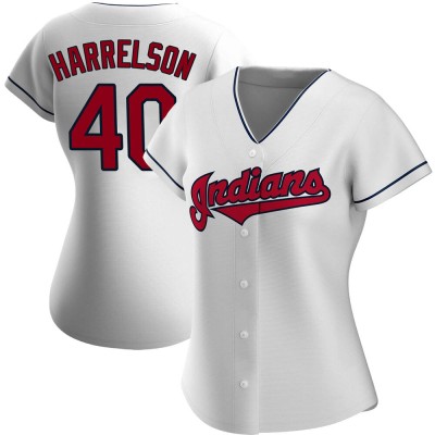 Women's Ken Harrelson Cleveland Guardians Authentic White Home Jersey