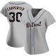 Women's Kerry Carpenter Detroit Tigers Replica Gray Road Jersey