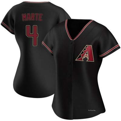 Women's Ketel Marte Arizona Diamondbacks Authentic Black Alternate Jersey