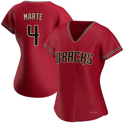 Women's Ketel Marte Arizona Diamondbacks Authentic Red Alternate Jersey