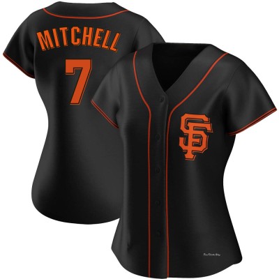 Women's Kevin Mitchell San Francisco Giants Authentic Black Alternate Jersey