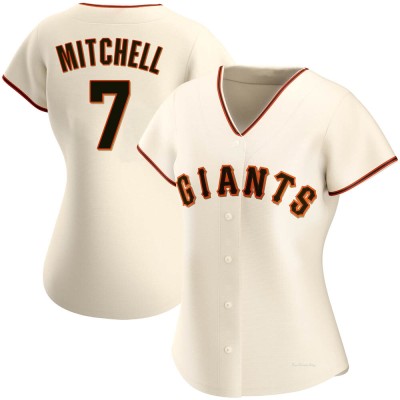 Women's Kevin Mitchell San Francisco Giants Authentic Cream Home Jersey