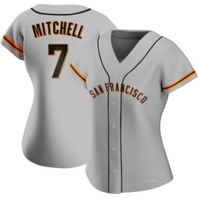 Women's Kevin Mitchell San Francisco Giants Authentic Gray Road Jersey