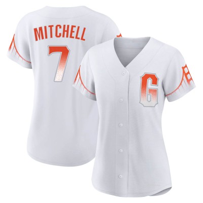 Women's Kevin Mitchell San Francisco Giants Authentic White 2021 City Connect Jersey