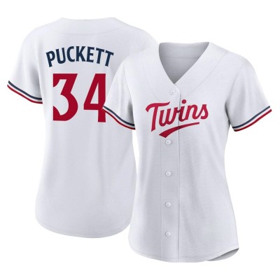 Women's Kirby Puckett Minnesota Twins Authentic White Home Jersey