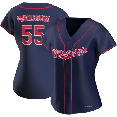 Women's Kody Funderburk Minnesota Twins Authentic Navy Alternate Team Jersey