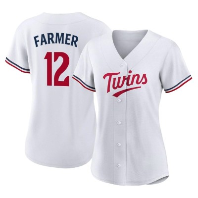 Women's Kyle Farmer Minnesota Twins Authentic White Home Jersey