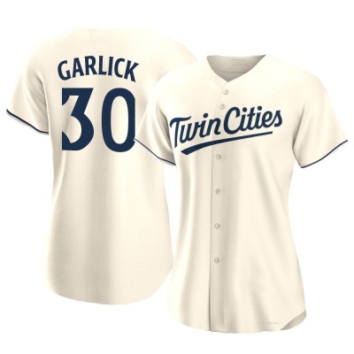 Women's Kyle Garlick Minnesota Twins Authentic Cream Alternate Jersey