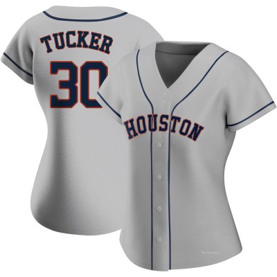 Women's Kyle Tucker Houston Astros Authentic Gray Road 2020 Jersey