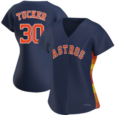 Women's Kyle Tucker Houston Astros Authentic Navy Alternate Jersey