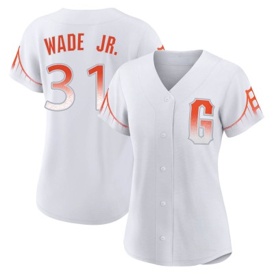 Women's LaMonte Wade Jr. San Francisco Giants Authentic White 2021 City Connect Jersey