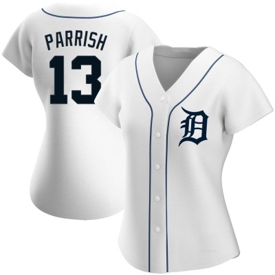 Women's Lance Parrish Detroit Tigers Authentic White Home Jersey