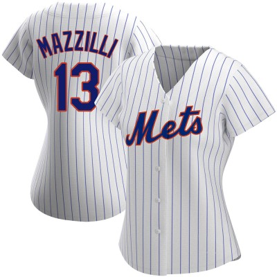 Women's Lee Mazzilli New York Mets Replica White Home Jersey