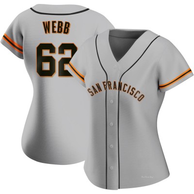 Women's Logan Webb San Francisco Giants Authentic Gray Road Jersey