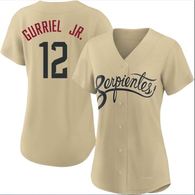 Women's Lourdes Gurriel Jr. Arizona Diamondbacks Replica Gold 2021 City Connect Cool Base Jersey