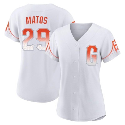 Women's Luis Matos San Francisco Giants Authentic White 2021 City Connect Jersey