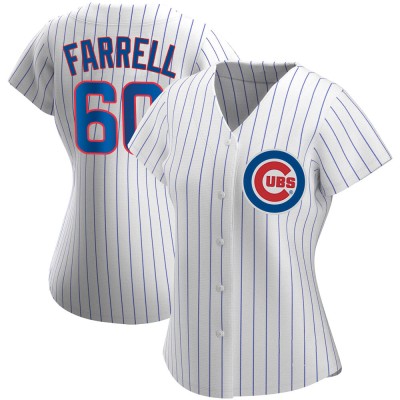 Women's Luke Farrell Chicago Cubs Authentic White Home Jersey