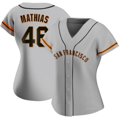 Women's Mark Mathias San Francisco Giants Authentic Gray Road Jersey