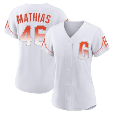 Women's Mark Mathias San Francisco Giants Authentic White 2021 City Connect Jersey