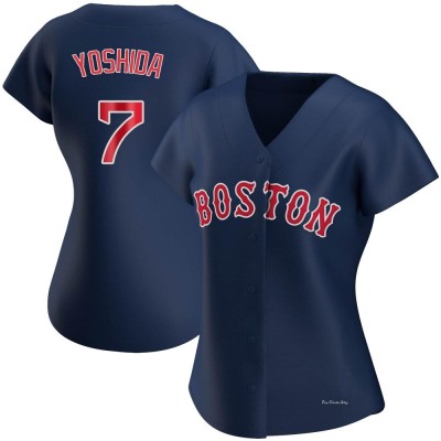 Women's Masataka Yoshida Boston Red Sox Authentic Navy Alternate Jersey