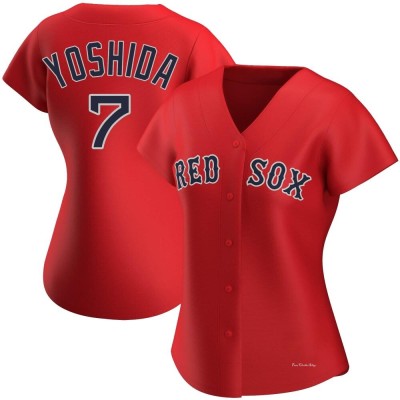 Women's Masataka Yoshida Boston Red Sox Authentic Red Alternate Jersey